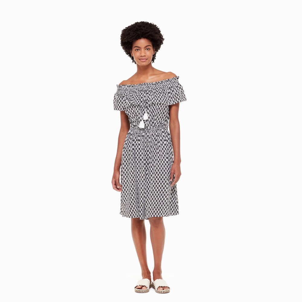 kate spade | arrow stripe rayon dress